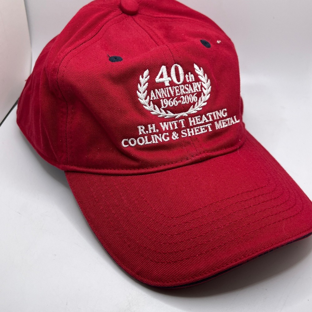 R.H. Witt Heating Cooling Sheet Metal 40th Anniversary Red Hat Page & Tuttle